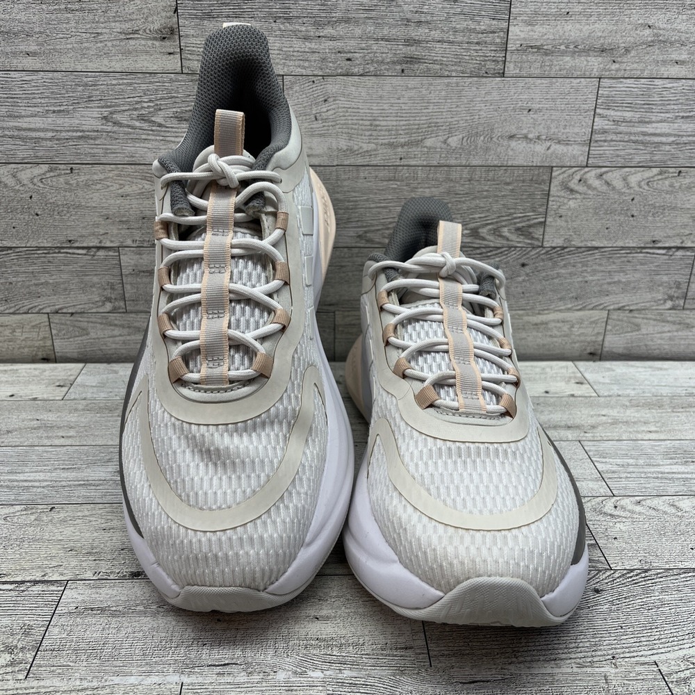 Adidas AlphaBounce White Ivory Pink Running Shoes HP6147 Women Size 8